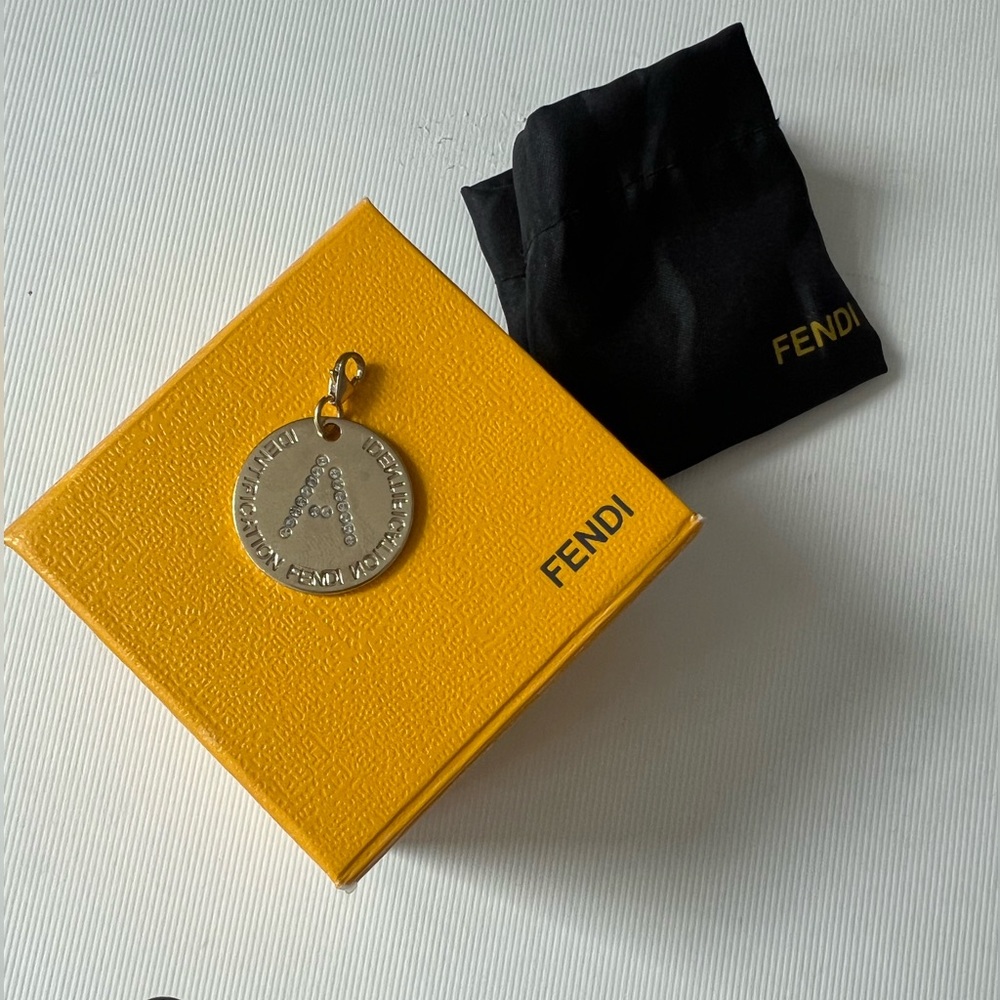 FENDI authentic Jewelry | Fendi Identification letter A Charm Gold Plated | - Picture 2 of 12